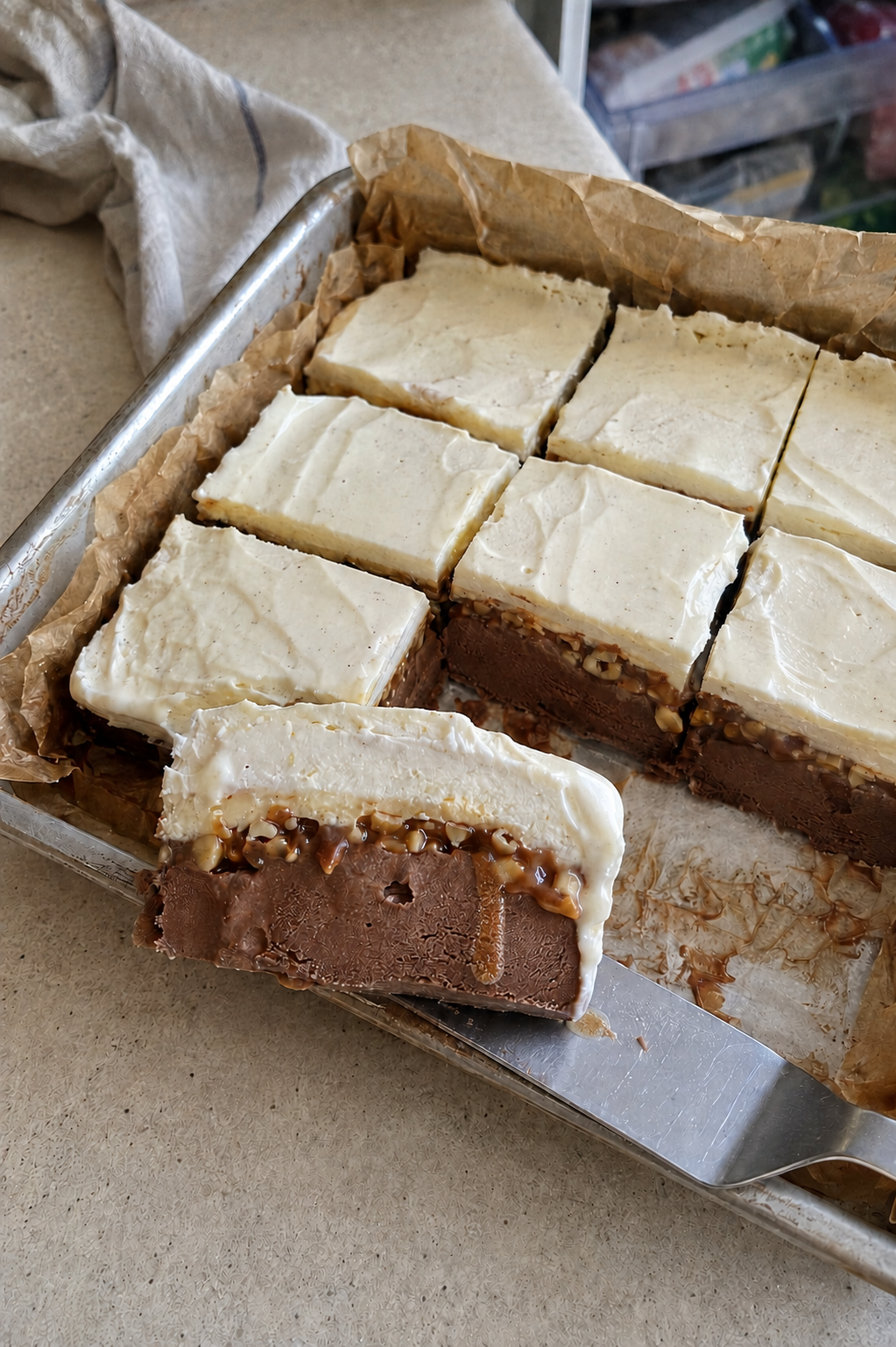 Chocolate Hazelnut Ice Cream Bars