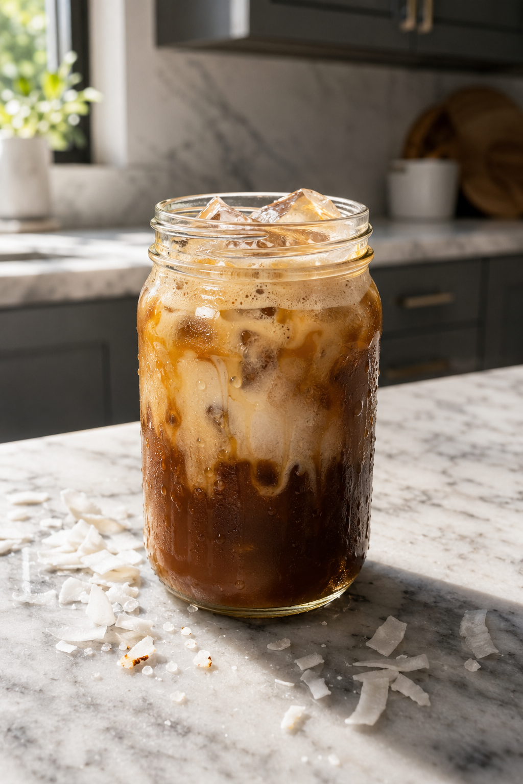 Salted Caramel Coconut Shaken Espresso